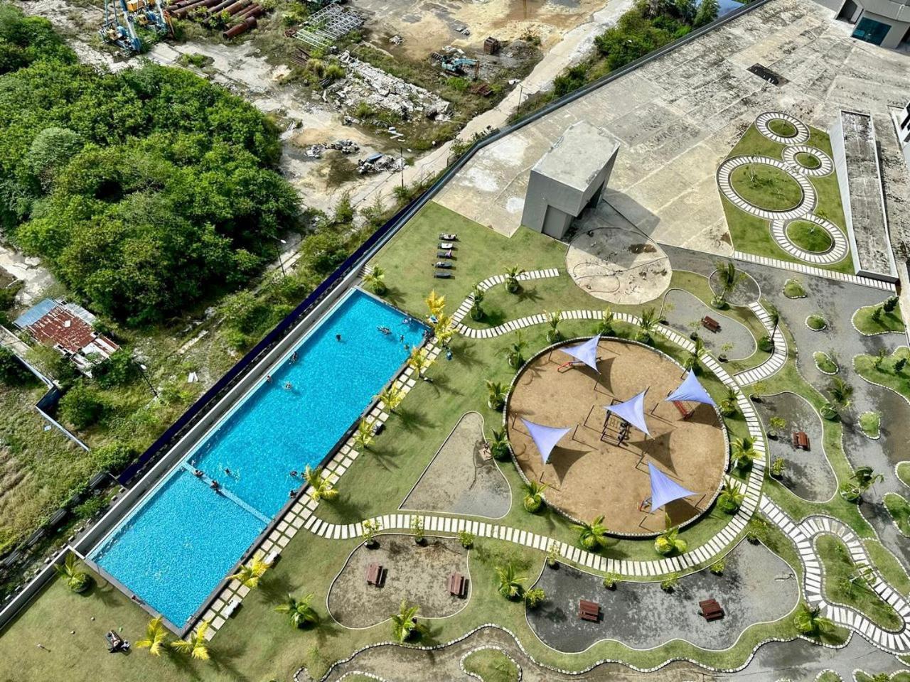 코타키나발루 Jesselton Quay Sea & Pool View For 6 Pax 아파트 외부 사진